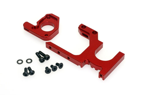 CKM0402 KAOS Rally 1 Puma CNC Aluminium Motor Mount Set Red - Cen Racing USA