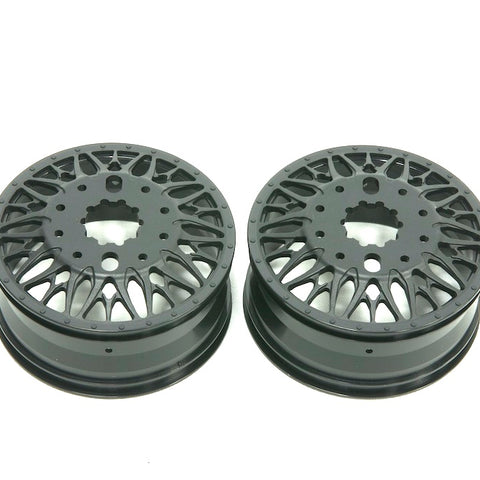 CD0605 Black KG1 Forged KD014 TRIDENT–D Wheels (REAR, 31mm width) 2 pcs. - Cen Racing USA