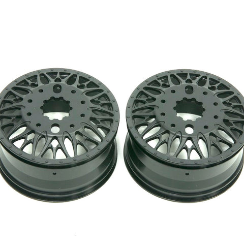 CD0608 Black KG1 Forged KD014 TRIDENT–D Wheels (FRONT, 35mm width) 2 pcs - Cen Racing USA