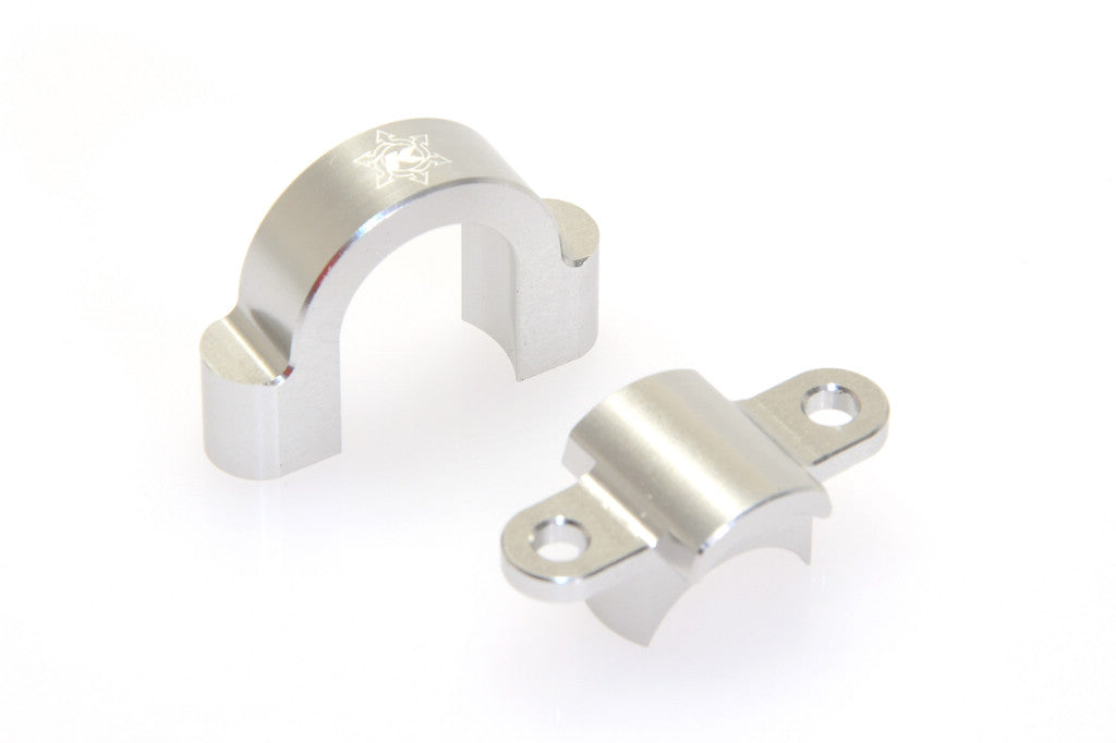 CKD0203 KAOS CNC Aluminum Steady Bearing Holder  (silver anodized) DL-Series - Cen Racing USA