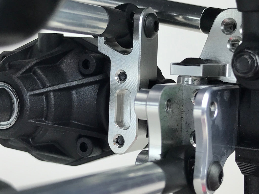 CKD0303 KAOS CNC Aluminum 3rd link mount (silver anodized) DL-Series - Cen Racing USA