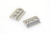 CKD0403 KAOS CNC Aluminum Chassis Rail Holding Block (silver anodized) 2pcs DL-Series - Cen Racing USA