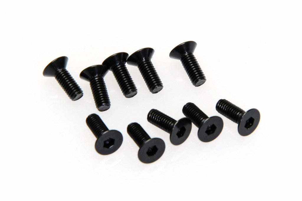 G36130 M3x8mm Flat Head Hex Socket Screw (10pcs) - Cen Racing USA