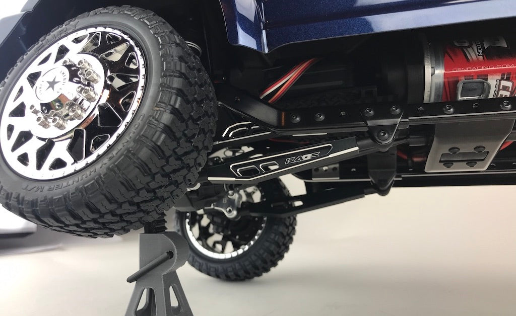 CKD0376 KAOS Front 4th Link Suspension Link Set (Upper left, 69mm, CNC Aluminum. Link Mount, Black Anodized) F450 DL-Series - Cen Racing USA