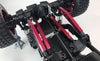 CKD0378 KAOS Front 4th Link Suspension Link Set (Upper left, 69mm, CNC Aluminum. Link Mount, Red Anodized) F450 DL-Series - Cen Racing USA