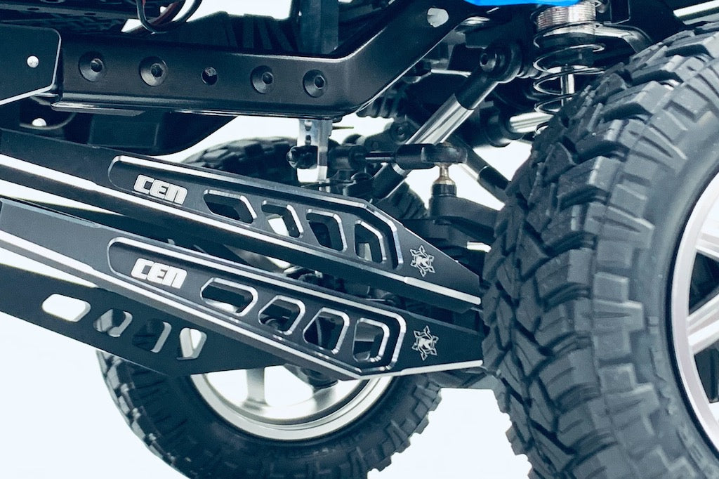 CKD0380 KAOS aluminum Suspension Linkage Set ( for F250 Lifted chassis, black anodized, cnc aluminum, 8pcs.) - Cen Racing USA