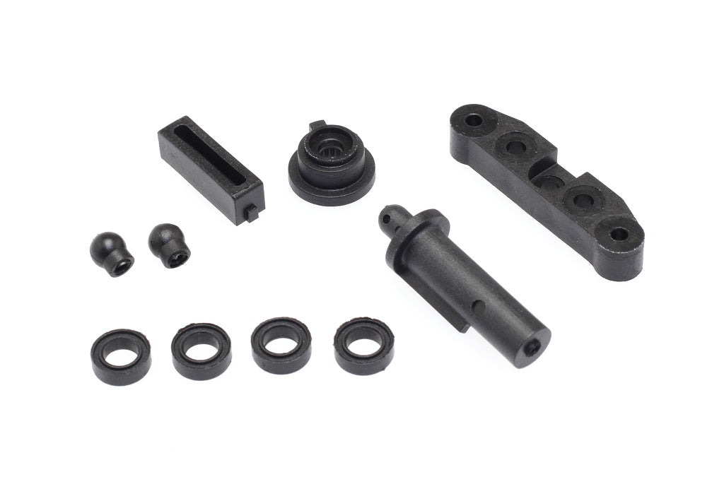 C16301 Rear Lower Arm Mount & Pivot Ball (25 spline adapter, st bushing, battery plate post)