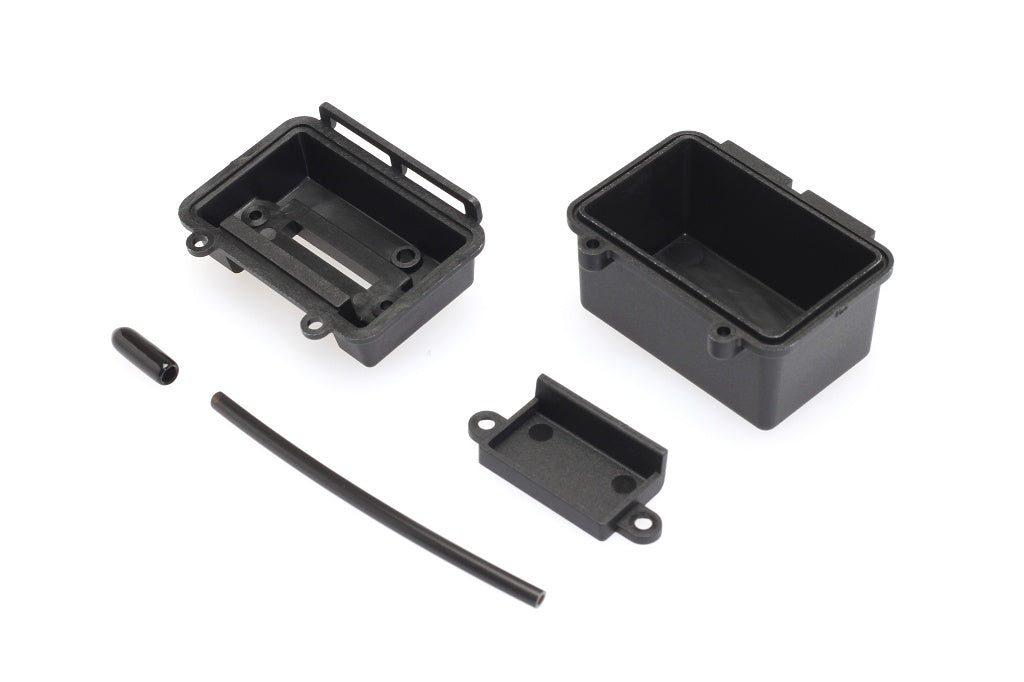 C16404 Receiver Box ( anntena tube, dust cap. 1/16 Scale original Parts) - Cen Racing USA