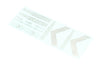 CD0973 KG1 Forged Decal V2. (silver) - Cen Racing USA