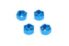 CKR6203 KAOS Aluminum Wheel Hex Set (1/16 Scale, 4 pcs)