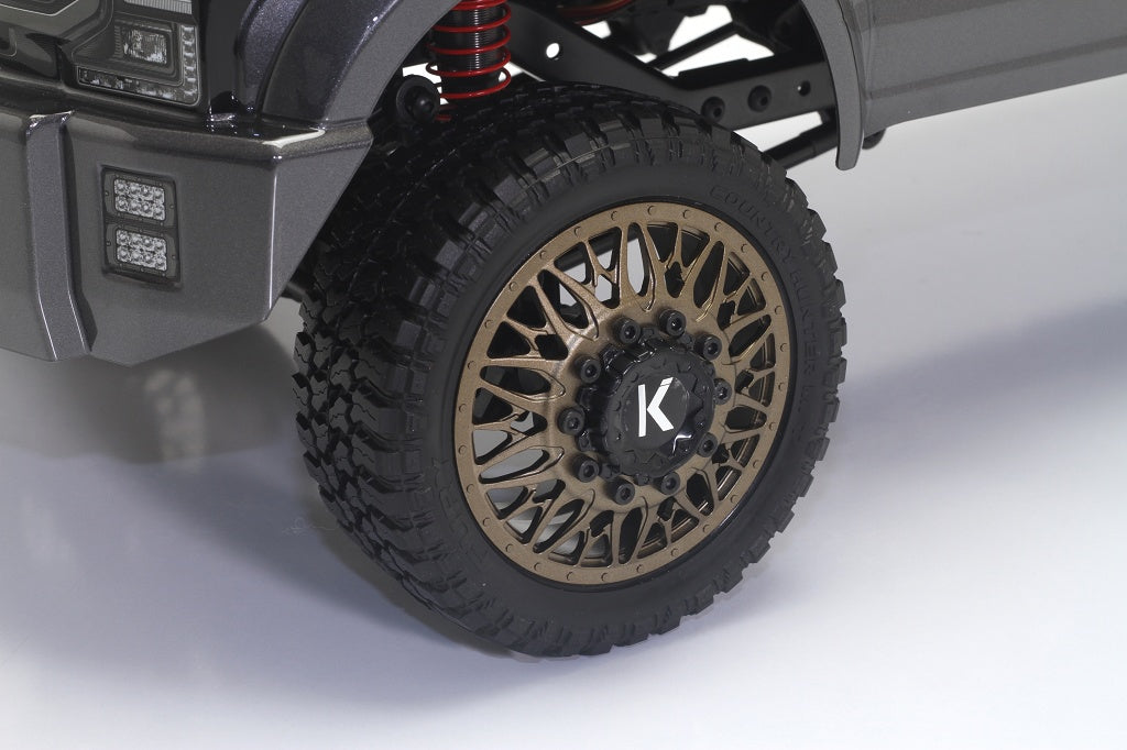 8987 FORD F-450 SD KG1 Wheel Edition 1/10 4WD RTR (Grey Titanium) Custom Truck DL-Series - Cen Racing USA