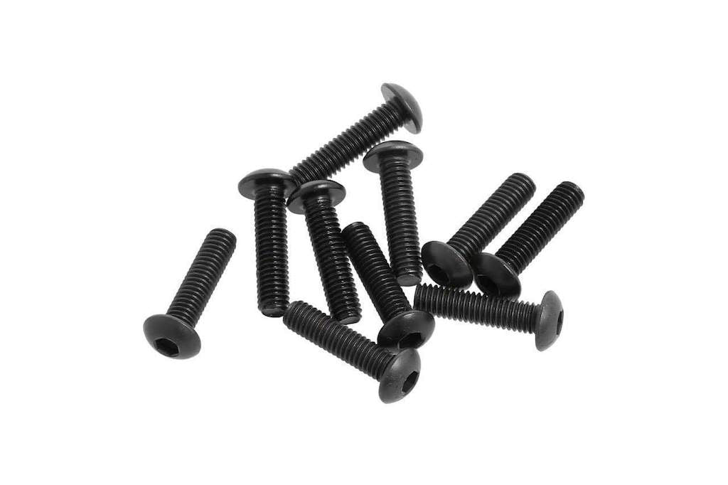 G36319 M3x12mm Button Head Hex Socket Screw - Cen Racing USA