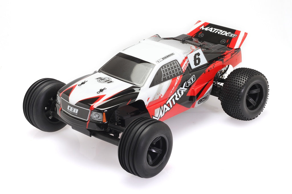 8120 MATRIX 1/10 2WD STADIUM TRUCK RTR RED