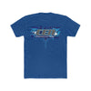 "CEN Racing Logo 2021" Men's Cotton T-Shirt- Blue Logo - Cen Racing USA