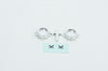 CD0634 Chrome Wheel Cap (w/decal, for KG1 Forged KD014 TRIDENT–D) 2 pcs - Cen Racing USA