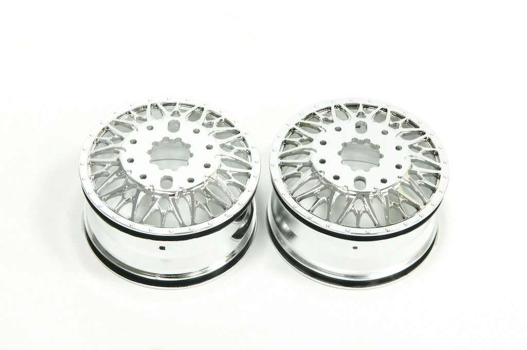 CD0641 KG1 Forged KD014 TRIDENT–D Wheels (FRONT, 35mm width, CHROME) 2 pcs - Cen Racing USA