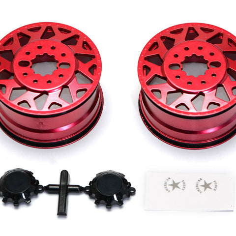 CD0601 F450 SD American Force H01 CONTRA Wheel (Red, w/ blk cap) DL-Series - Cen Racing USA