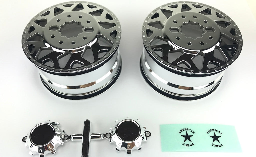 CD0604 F450 SD American Force H01 CONTRA Wheel (Chrome, w/ chrome cap) DL-Series - Cen Racing USA