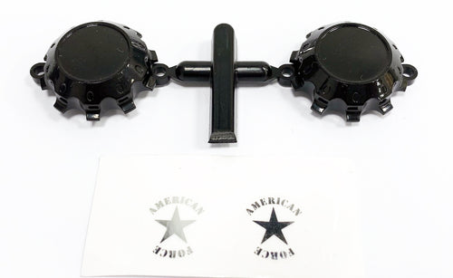 CD0630 American Force H01 CONTRA Wheel Cap (Black, w/ decal) - Cen Racing USA