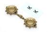 CD0637 Bronze Wheel Cap (w/decal, for KG1 Trident wheel) 2pcs - Cen Racing USA