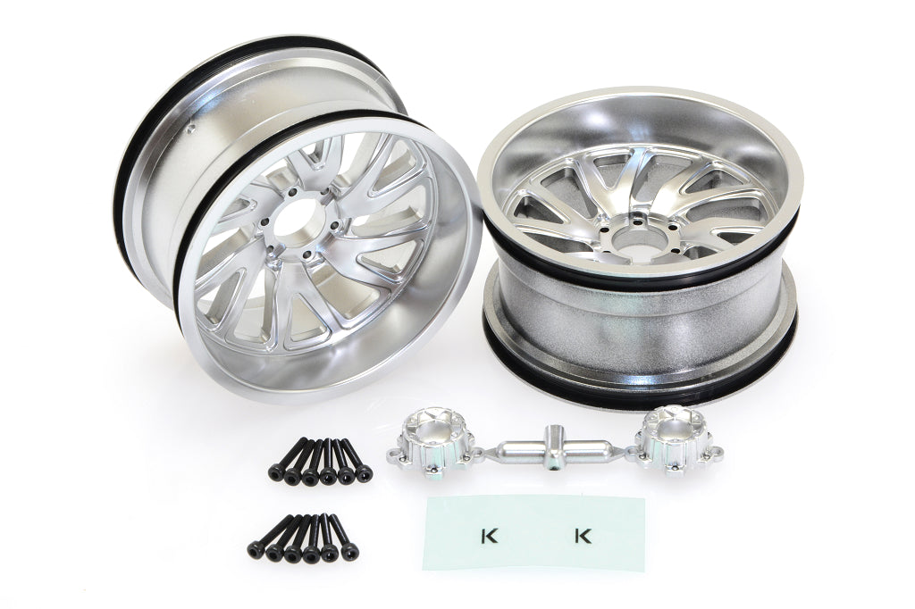 CD0650 KG1 Forged Vile KF004 (SILVER, LEFT & RIGHT side 1 wheel per side) 2 pcs - Cen Racing USA