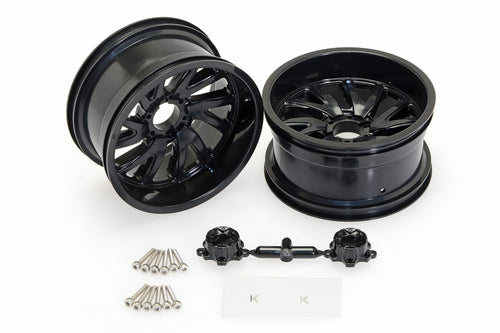 CD0655  KG1 Forged Vile KF004 Wheel (BLACK, LEFT & RIGHT side 1 wheel per side) 2 pcs - Cen Racing USA