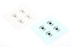 CD0750 Wheel Cap Decal ( for American Force wheel cap, chrome/black 4pcs each) - Cen Racing USA