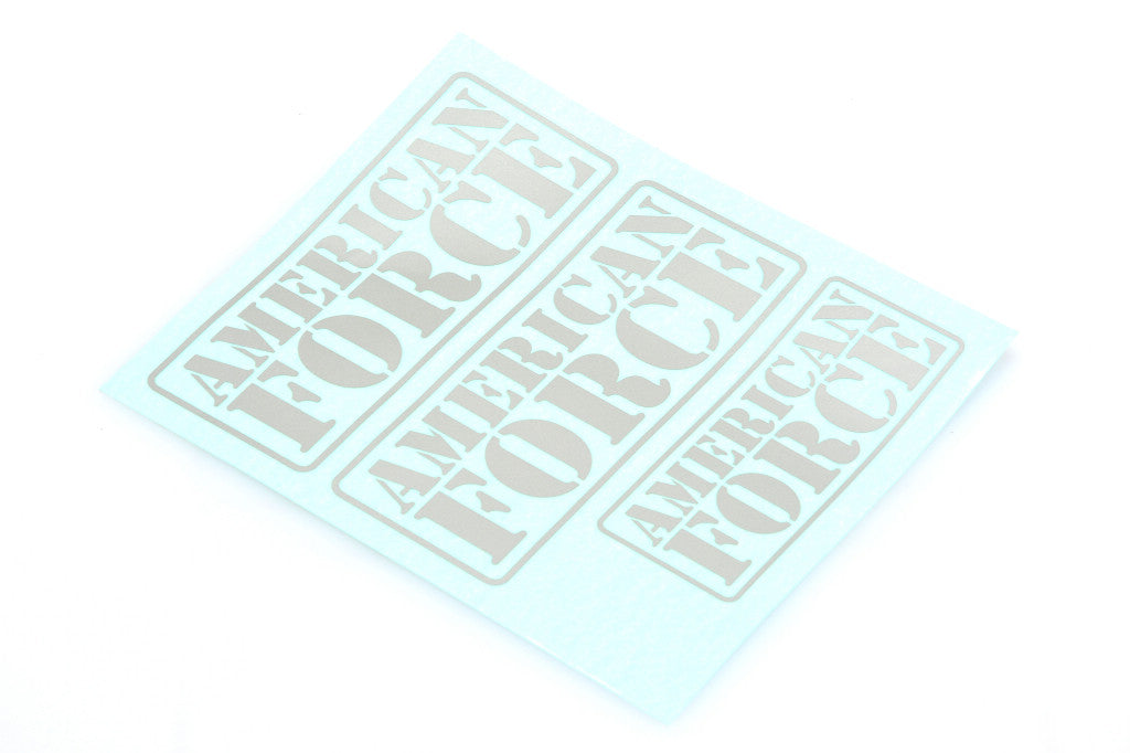 CD0962 F450 SD American Force Decal (silver) DL-Series - Cen Racing USA