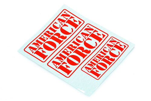 CD0963 F450 SD American Force Decal (red) DL-Series - Cen Racing USA