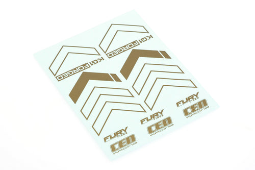 CD0966 KG1 Forged Decal ( Bronze ) - Cen Racing USA