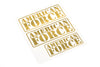 CD0969 American Force Decal (Gold chrome) - Cen Racing USA