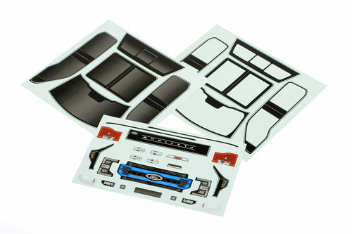 CD0971 Ford F-250 Front Grille Decal Set (Daytona Blue) - Cen Racing USA