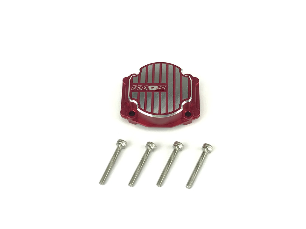 CKD0350 KAOS CNC Metal Differential Cover (Red Anodized) 1 pc Q/MT/DL Series - Cen Racing USA