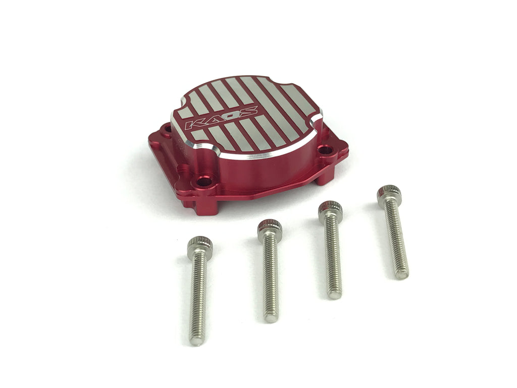 CKD0350 KAOS CNC Metal Differential Cover (Red Anodized) 1 pc Q/MT/DL Series - Cen Racing USA