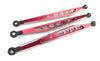 CKD0370 KAOS CNC Rear Upper & Lower Suspension Links (117mm, CNC Aluminum, Red Anodized) 3 pcs F450 DL-Series - Cen Racing USA