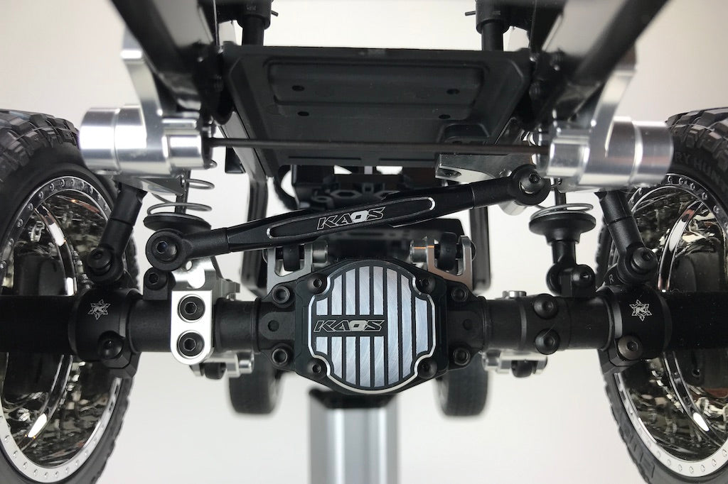 CKD0375 KAOS Panhard Bar & Sterring Tide Rod (57mm, CNC Aluminum, BLACK) DL-Series 3pcs - Cen Racing USA