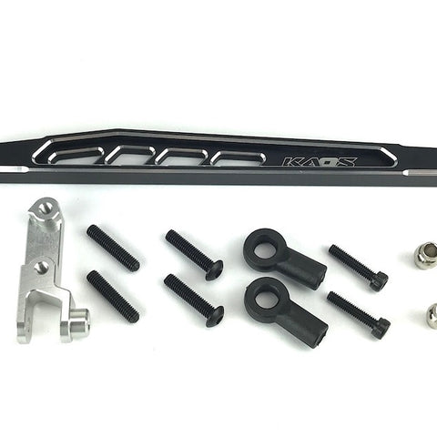CKD0377 KAOS Rear 4th Link Suspension Link Set (Upper right, 117mm, CNC Aluminum. Link Mount, Black Anodized) F450 DL-Series - Cen Racing USA