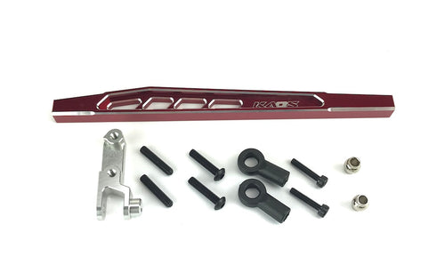CKD0379 KAOS Rear 4th Link Suspension Link Set (Upper right, 117mm, CNC Aluminum. Link Mount, Red Anodized) F450 DL-Series - Cen Racing USA