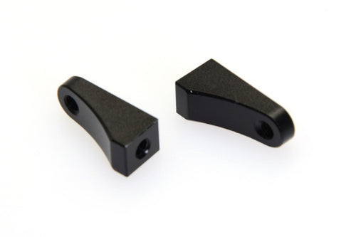 CKD0402 KAOS CNC Aluminum Servo Post (black anodized) 2pcs DL-Series - Cen Racing USA