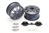 CKD0657 KG1 KD004 CNC Aluminum FRONT Wheel (GUNMETAL anodize, 2pcs, w/cap and decal, screws) - Cen Racing USA