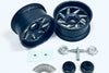 CKD0671 KG1 FORGED SPOOL KF011 CNC GUNMETAL Aluminum Wheel (GUNMETAL anodize, L/R 1 pcs each, w/cap, screws, decal) - Cen Racing USA