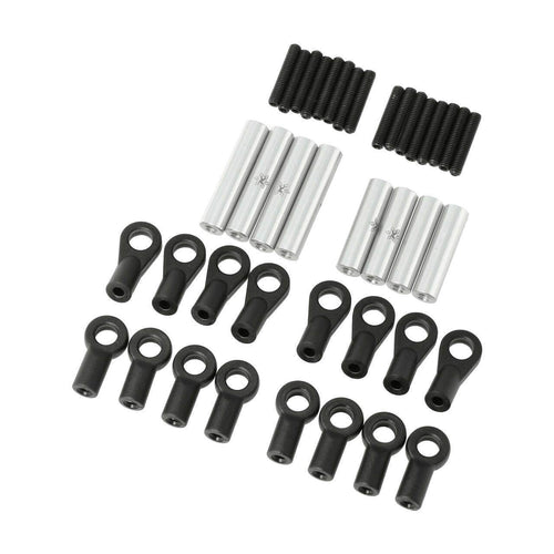 CKQ0307 KAOS Aluminum 4-Link Set Fiat 595 (175mm Wheelbase) - Cen Racing USA