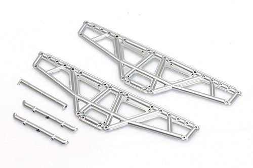 CKQ0403 KAOS Chrome Chassis Plate Set Fiat 595 175mm Wheelbase - Cen Racing USA
