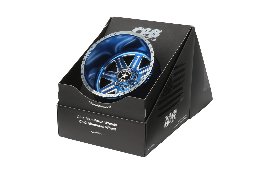 CKR0521 Forged Alloy CNC American Force Legend SS8 Wheel (-18,Blue) - Cen Racing USA