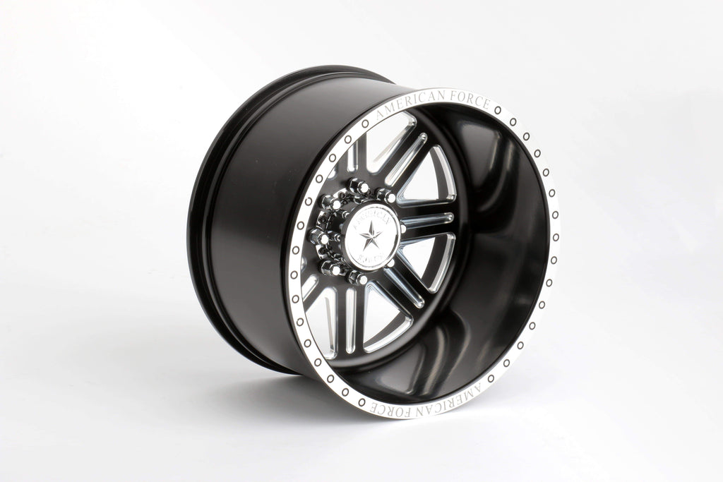 CKR0522 Forged Alloy CNC American Force Legend SS8 Wheel (-18,Black) - Cen Racing USA