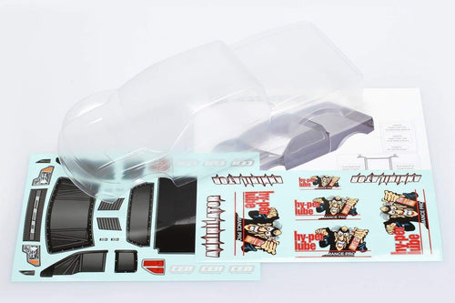 CQ0976 Hy-Per Lube 150 Clear Body w/ Decal - Cen Racing USA
