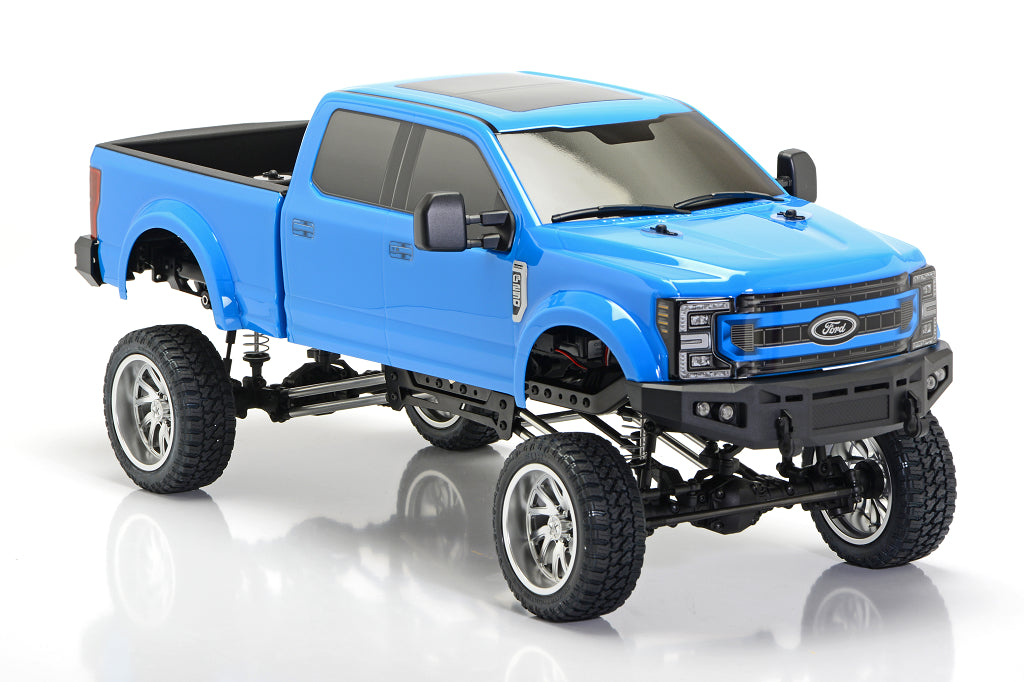 8992 Ford F-250 SD KG1 Edition Lifted Truck Daytona Blue - RTR - Cen Racing USA