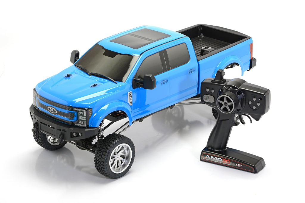 8992 Ford F-250 SD KG1 Edition Lifted Truck Daytona Blue - RTR - Cen Racing USA