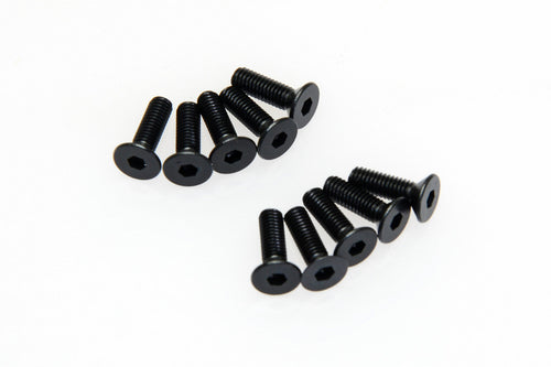 G36131 M3x10 Flat Head Hex Socket Screw (10pcs) - Cen Racing USA