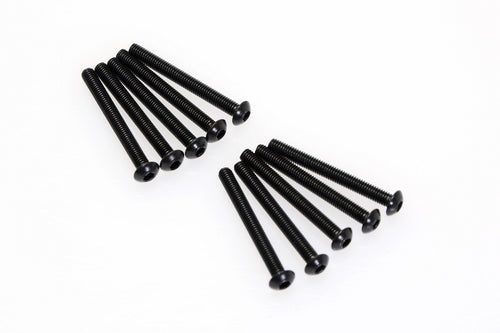 G36326 M3x28mm Button Head Hex Socket Screw (10pcs) - Cen Racing USA